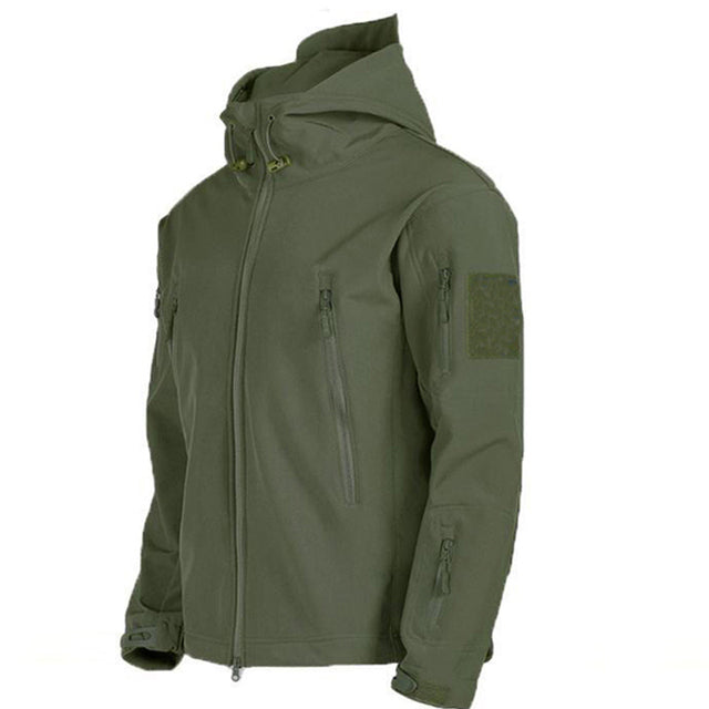 Waterproof Fleece Military Jacket for Outdoor Activities