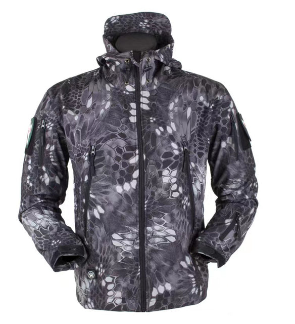 Waterproof Fleece Military Jacket for Outdoor Activities